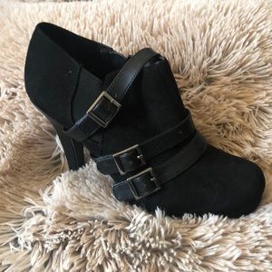 Fergie black booties